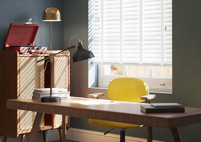 Ecowood Deluxe, Pure White Fine Grain - Venetian Blind - Image 5